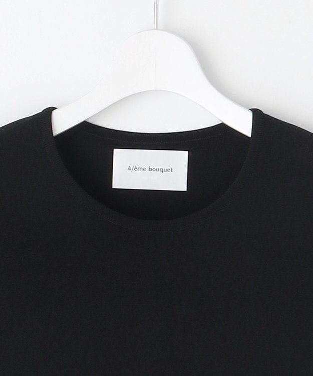 自由区 【カトリエムブーケ】Ruche フリルディテールニットドレス ブラック