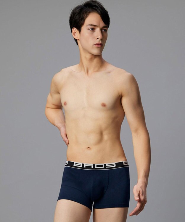 WACOAL MEN ボクサーパンツ 【2枚組】 綿混(本体) フロント快適設計 肌あたり軽減設計 前閉じ 下着 ボクサーブリーフ メンズ GT3500 /ブロス バイ ワコールメン コン