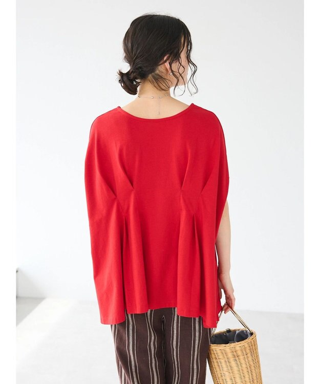 CRAFT STANDARD BOUTIQUE 前後2WAYタックプルオーバー Red