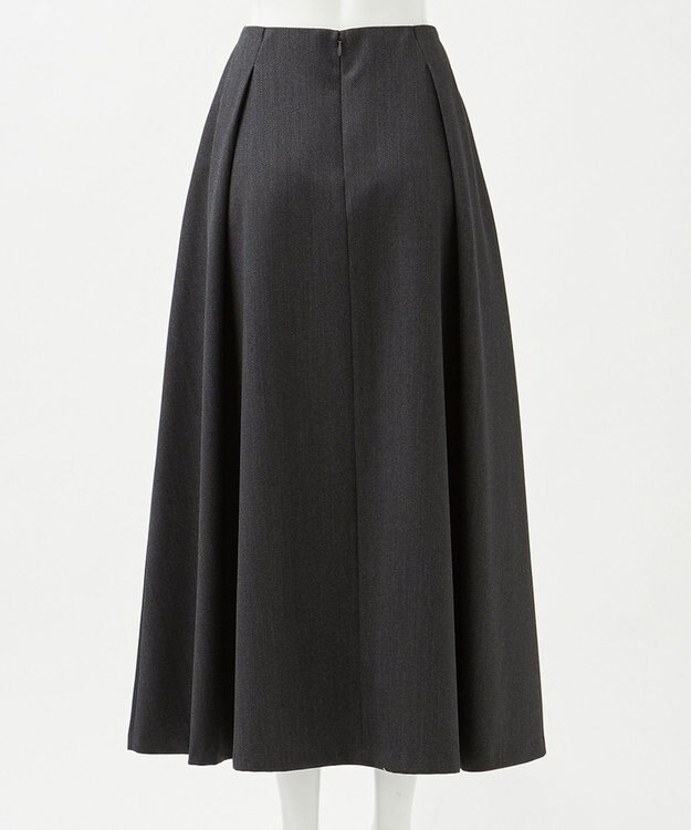 23区 【エステータ】CANONICO カバートクロス スカート チャコールグレー