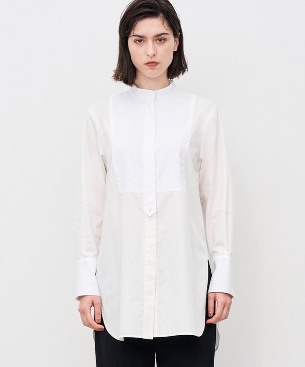 uncrave ブロードクロス ドレスシャツ オフ