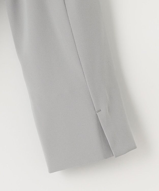 自由区 【XSサイズ～/洗える】ダブルフェイススーティング ノーカラージャケット セージ