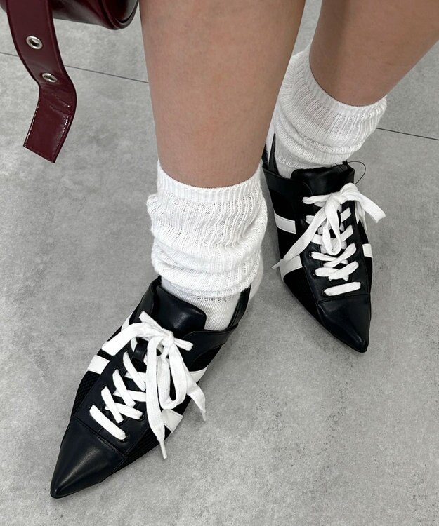 WEGO スニーカーミュール ブラック