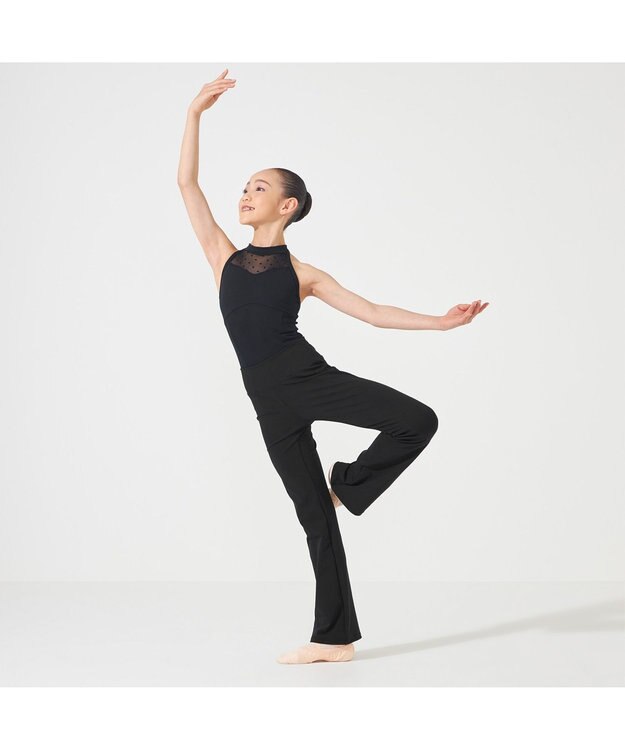 Chacott ハイネックレオタード ブラック