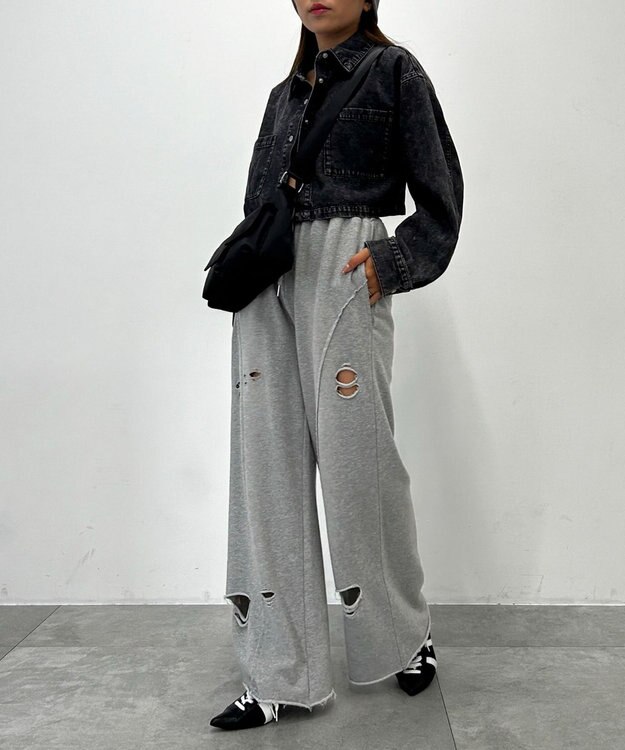 WEGO スニーカーミュール ブラック