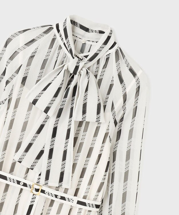 GRACE CONTINENTAL ハートストライプワンピース キナリ