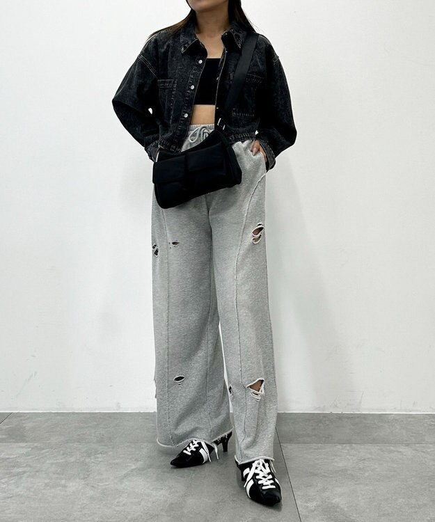 WEGO スニーカーミュール ブラック