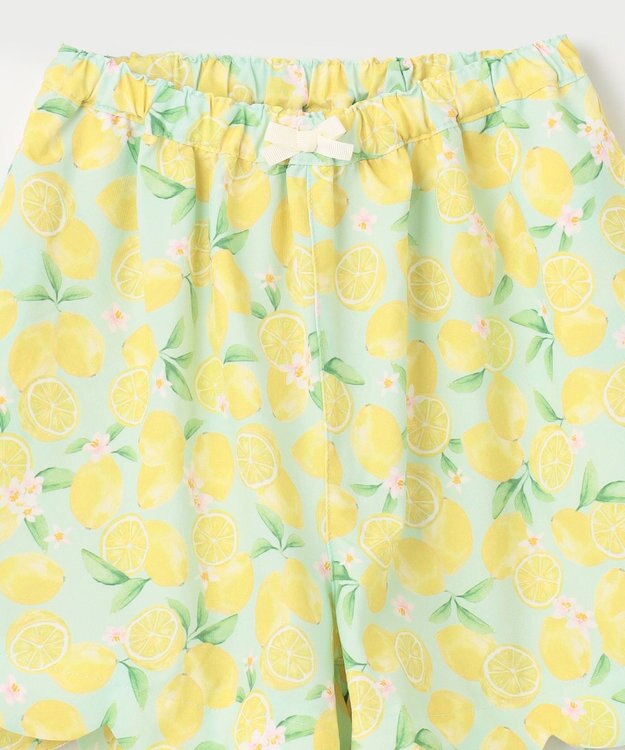ANY KIDS 水陸両用 総柄 ショートパンツ レモン柄
