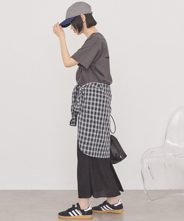 AMERICAN HOLIC バイカラーピグメントキャップ Gray