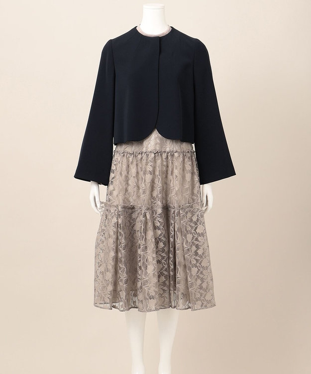 23区 【APPLAUDIR】ダブルクロス ジャケット ネイビー系