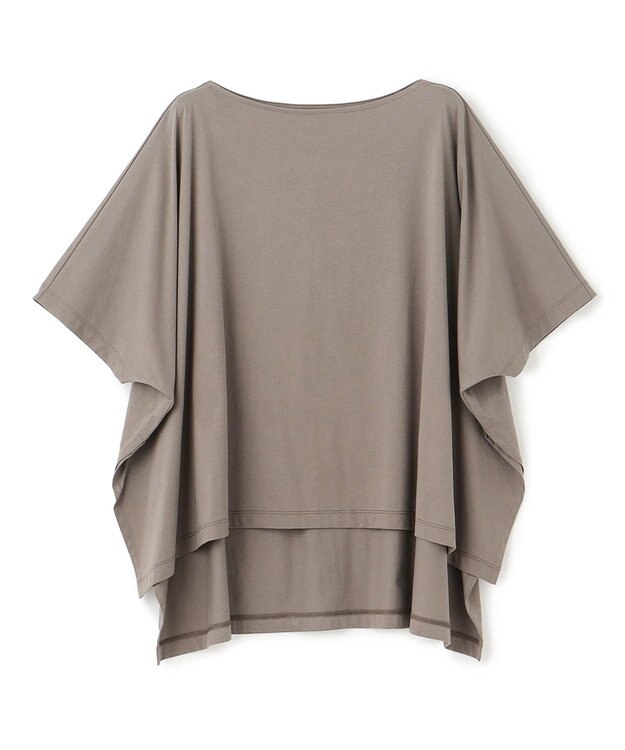 uncrave プレミアムジャージー ポンチョトップス グレージュ
