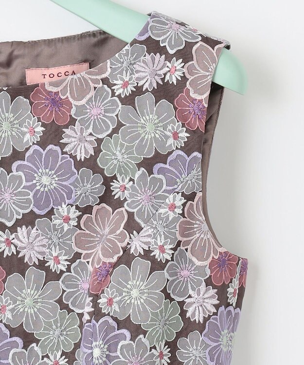 TOCCA 【洗える】BUTTERFLY BUSH ドレス ブラウン系7