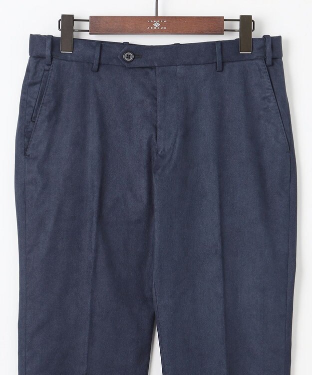 JOSEPH ABBOUD 【キングサイズ・ストレッチ/JAPAN素材】 ストレッチスウェード パンツ ネイビー系