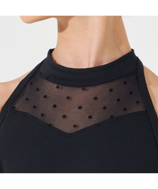 Chacott ハイネックレオタード ブラック