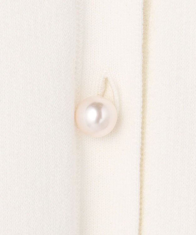 組曲 スウェットニット カーディガン ホワイト系