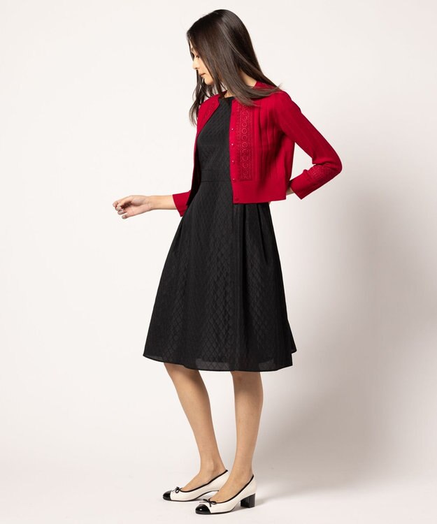 TOCCA LACE STREAM カーディガン ローズ系