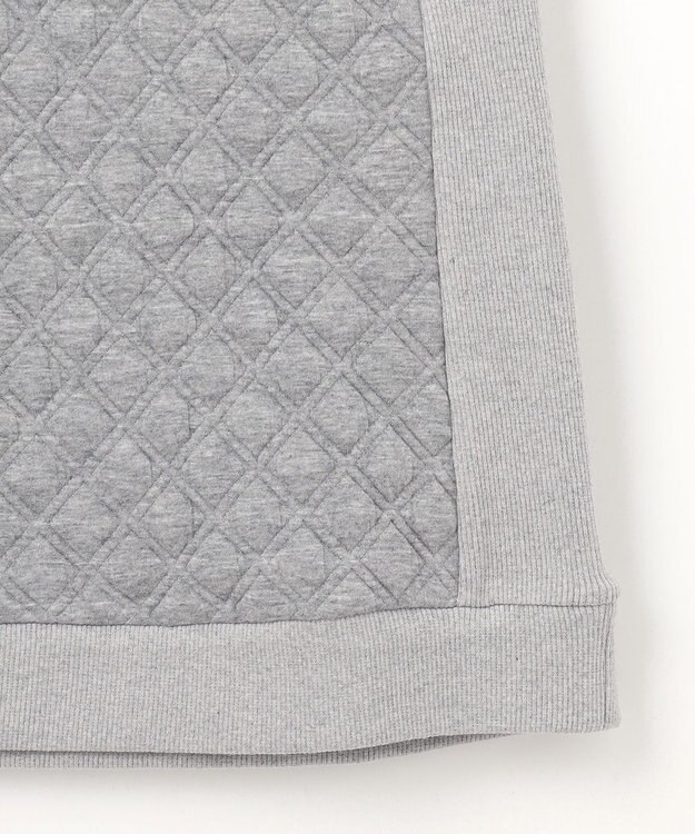 組曲 KIDS 【150-160㎝】ダイヤキルト ワンピース グレー系