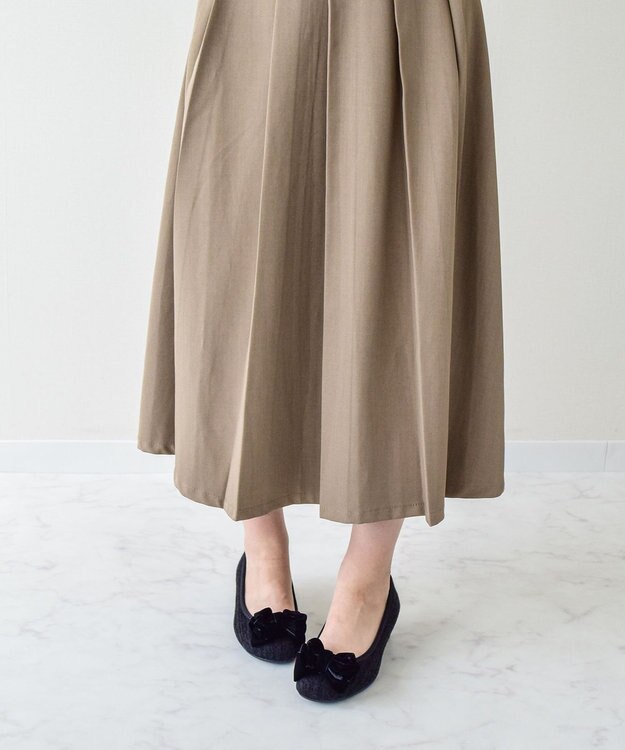 Bridget Birkin ＜3E＞【Bridget Birkin Walk】リボンウォーキングパンプス ブラックコンビ