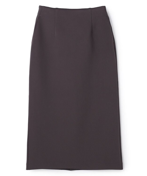 UNFILO 【VERY掲載】BEAUTY FORM JERSEY light Iラインスカート チャコール