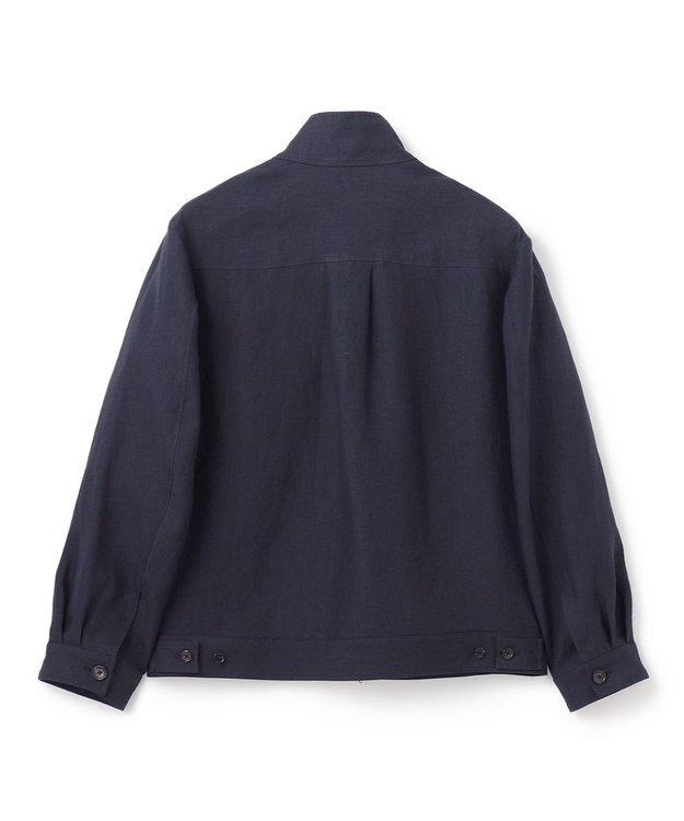 JOSEPH HOMME ベルギーリネンオックス　スウィングトップ ネイビー系