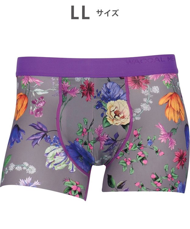 WACOAL MEN WACOAL MEN ボクサーパンツ 【気持ちいいパンツ】 動いてもズレにくい フロントの安定性・快適性 前閉じ 下着 メンズ WT3439 /ワコールメン グレー