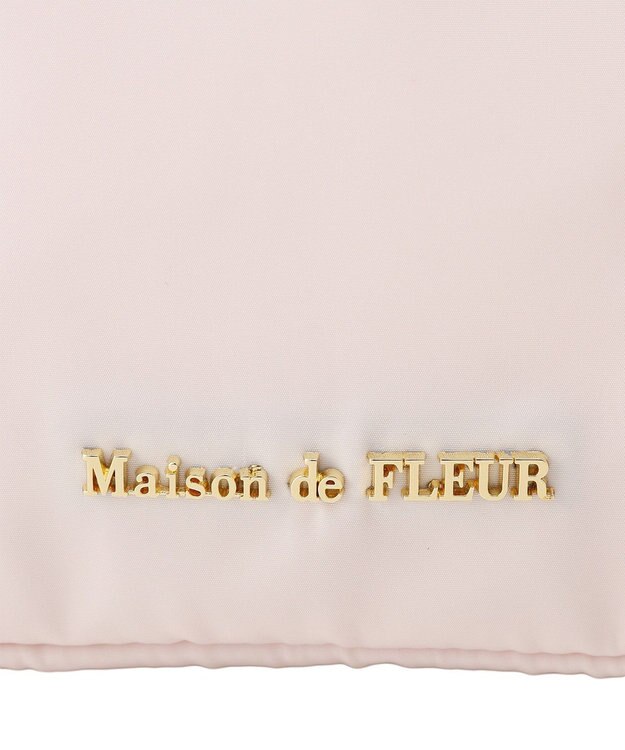 Maison de FLEUR ボリュームリボン2Wayトートバッグ Pink