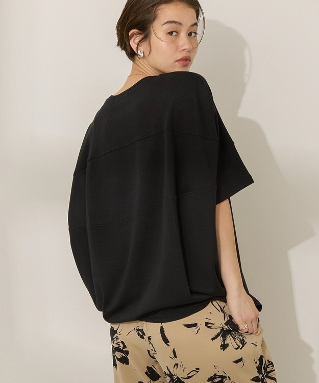 AMERICAN HOLIC 【WEB限定】【UVカット＋接触冷感】 コクーンカットプルオーバー Black