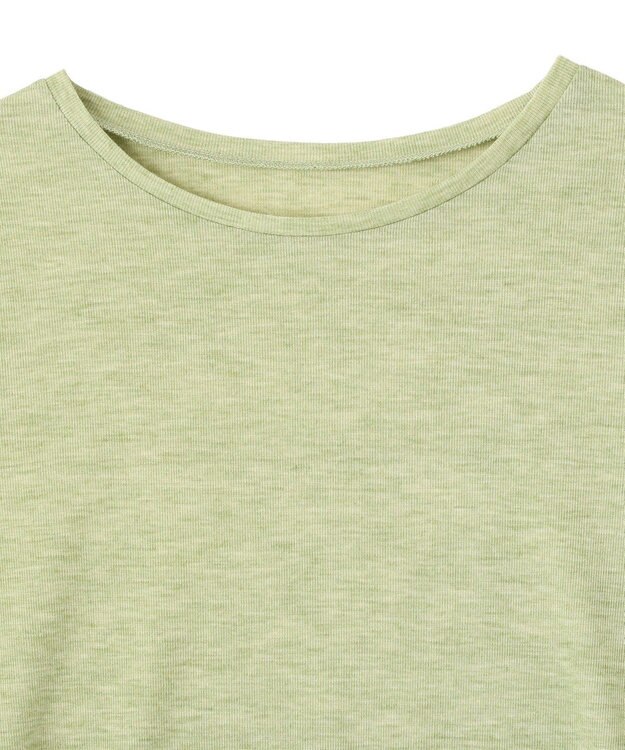 earth music&ecology ハイショクメロートップス Light Green