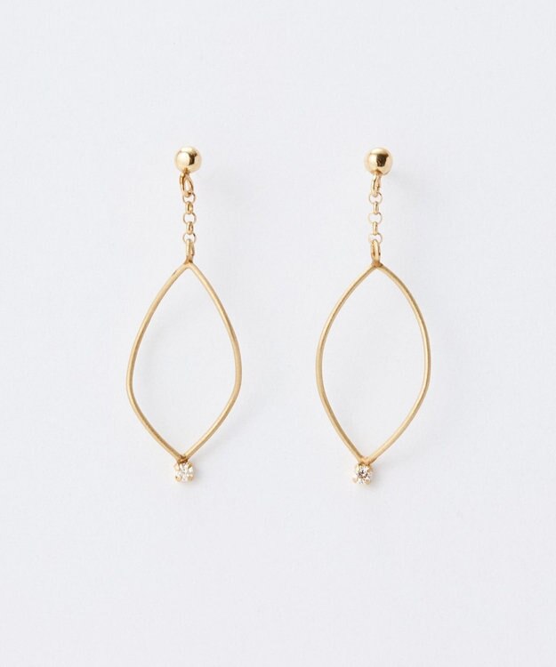 Phoebe 【K10】マーキスダイヤモンドピアス