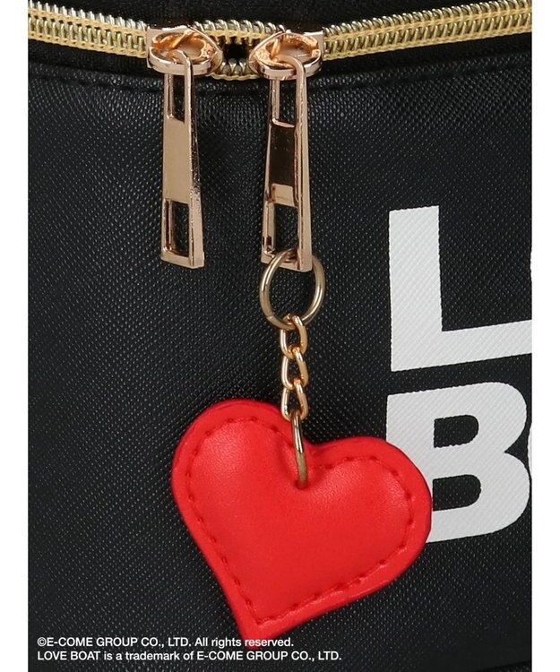 Green Parks ■別注　ＬＯＶＥ　ＢＯＡＴ　バニティポーチ Black