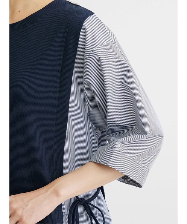 Green Parks テレコドッキングチュニック２ Dark Navy