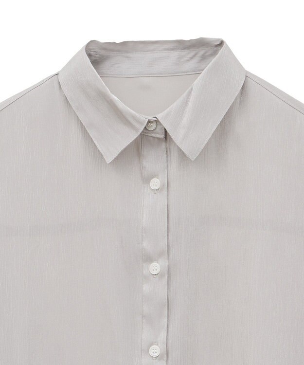 CRAFT STANDARD BOUTIQUE オーガンジーブラウス Gray