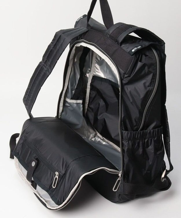 LeSportsac MODERN FLAP BACKPACK2/ブラックC ブラックC