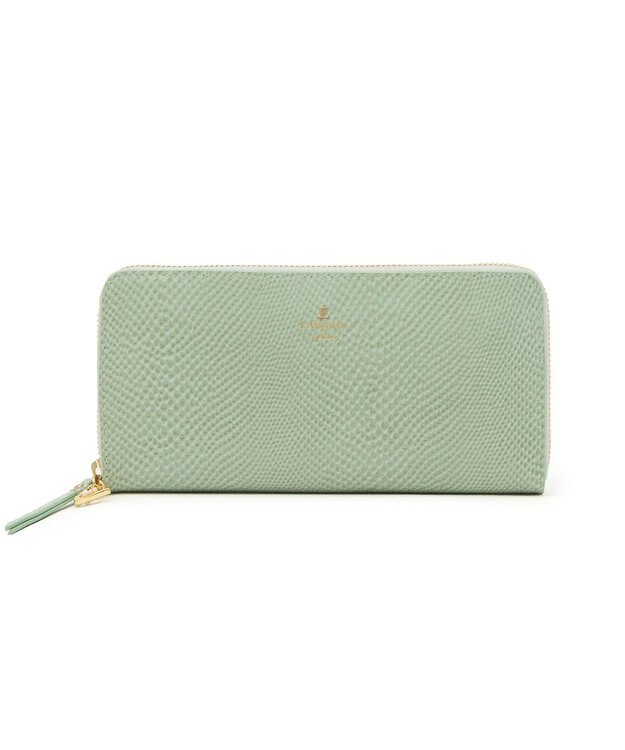 LANVIN en Bleu マゼンダ　長財布ラウンドファスナー グリーン