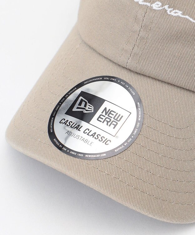 ANY ニューエラ(NEW ERA) カジュアルクラシック スクリプトロゴ ベージュ