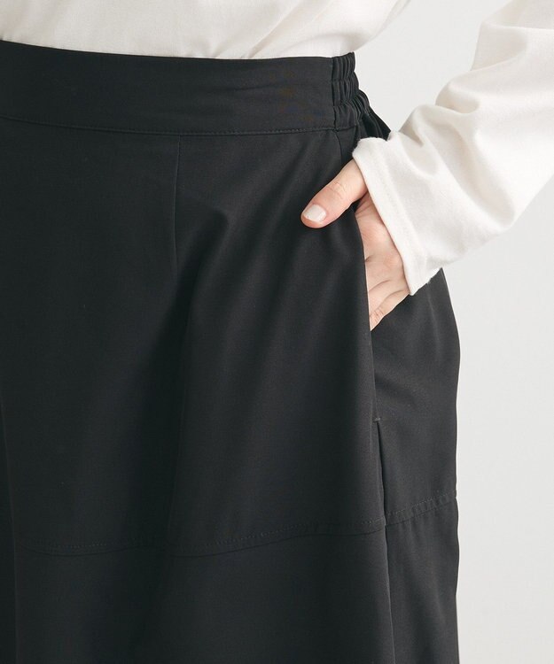Green Parks ミディ丈バルーンスカート Black