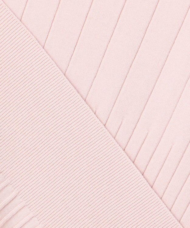 J.PRESS LADIES 【洗える】RAYON STRETCH PLAIN クルーネック ニット ピンク系