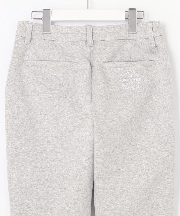 23区GOLF 【WOMEN】【ストレッチ】スウェット テーパードパンツ ライトグレー系