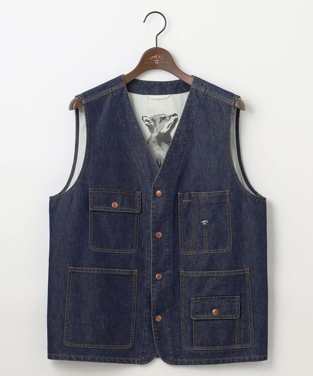 JOSEPH ABBOUD MOUNTAIN 【軽量/テーム・ヤルヴィコラボ】INDIGO×CORDURA デニム ベスト ネイビー系