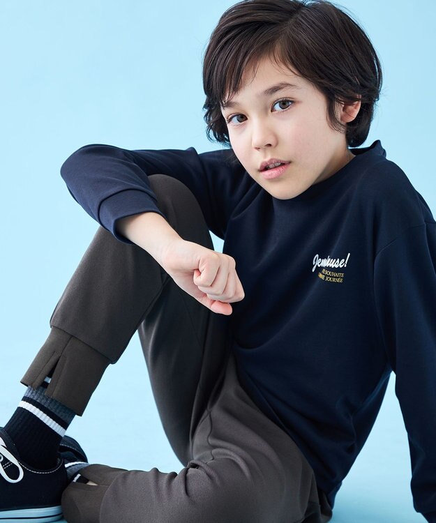 UNFILO 【110-150cm】最愛ジョグパン(UNISEX) チャコール