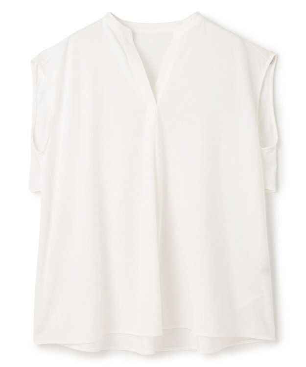 UNFILO ヒートシールドジャージー キーネック レイヤーT ホワイト