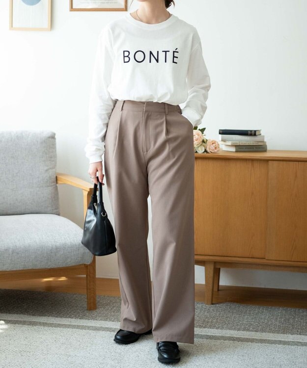 WEGO 【WEB限定】クルーネックプリントロンT 柄3