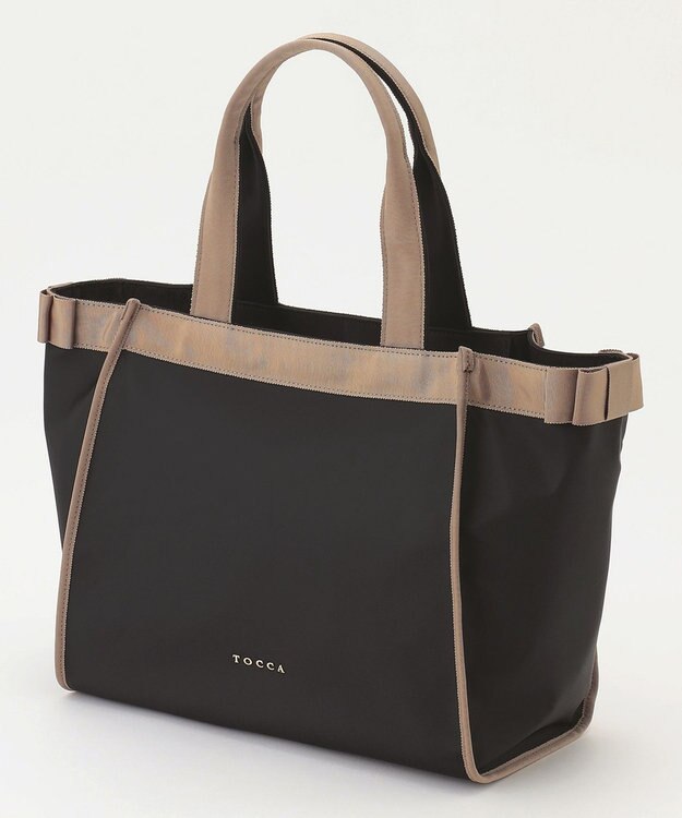 TOCCA 【A4サイズ対応・撥水】SIDE RIBBON BUCKET TOTE トートバッグ ベージュ系5