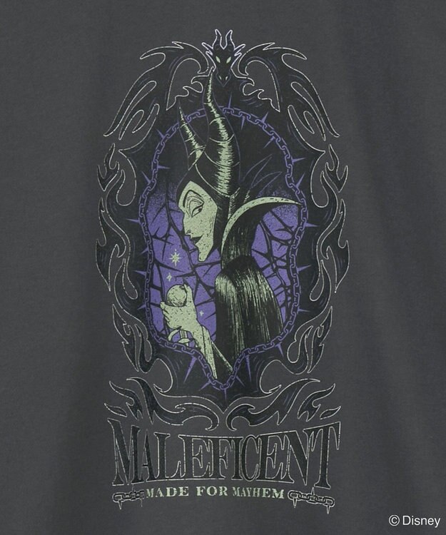 Green Parks VILLAINS/レースドッキングプリントスウェット Black