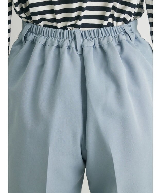 Green Parks きれいシルエットパンツ Sax