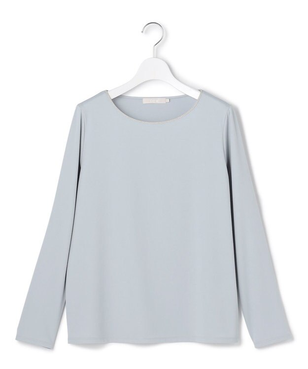 ICB 【洗える】 コンパクトモクロディ プルオーバー サックスグレー系