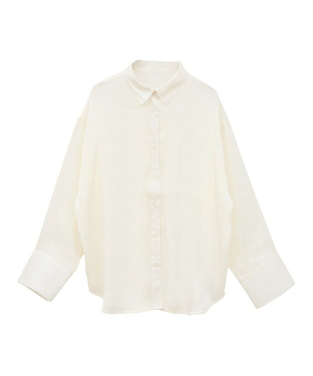 CRAFT STANDARD BOUTIQUE オーガンジーブラウス Ivory