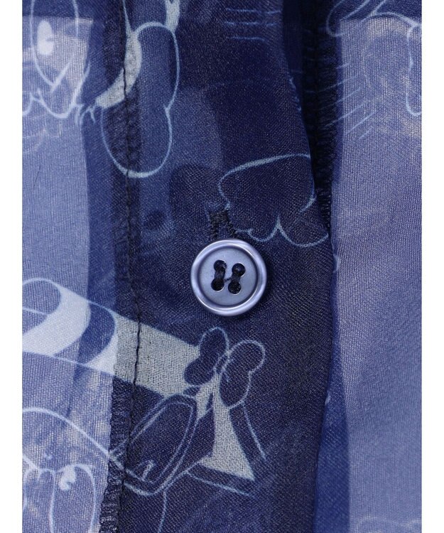 AMERICAN HOLIC 総柄シアーショート丈シャツ／Ｄｉｓｎｅｙ Navy