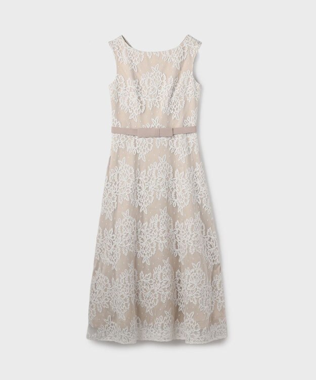 GRACE CONTINENTAL レースボーダードレス キナリ