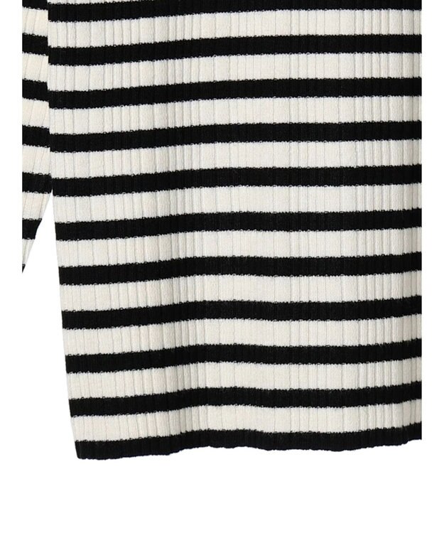 Green Parks ボーダーアソートモックネックニットプルオーバー A